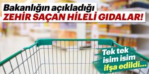 İşte bakanlığın açıkladığı zehir saçan hileli ürünler…