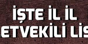 24 Haziran seçim sonuçları belli oldu! İşte il il milletvekili listesi.