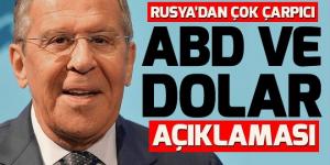 Rusya Dışişleri Bakanı Sergey Lavrov: Doların nüfuzu azalacak ve kullanılmamaya başlanılacak!