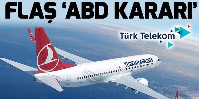 Türk Hava Yolları ve Türk Telekom ABD’li şirketlere reklam vermeyecek