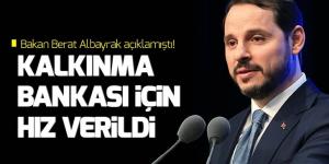 Bakan Berat Albayrak açıklamıştı! Kalkınma Bankasında yeni dönem