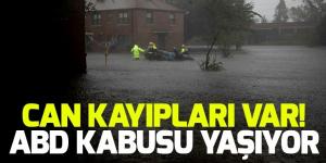 Florence kasırgası etkisini göstermeye başladı