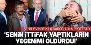Kılıçdaroğlu’na şehit yakınlarından protesto