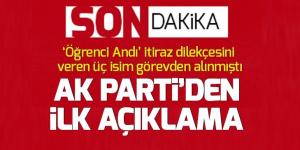 AK Parti’den önemli açıklamalar