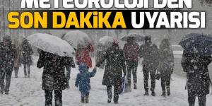 Meteoroloji’den soğuk hava uyarısı