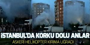 İstanbul’da askeri helikopter düştü