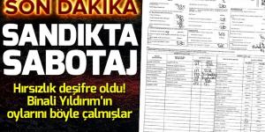 Sandıkta sabotaj! İşte usulsüzlük belgeleri.