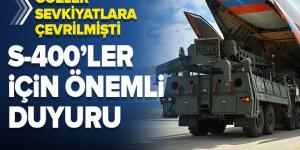 Son dakika: Milli Savunma Bakanlığı’ndan S-400 açıklaması