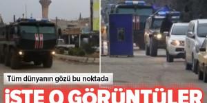 Kamışlı’dan yeni görüntü geldi! Rus askeri polisi devriye yapıyor .