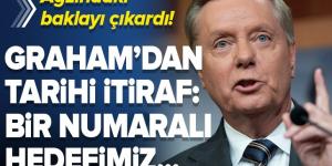 Lindsey Graham ağzındaki baklayı çıkardı: “Bir numaralı hedefimiz İsrail’i korumak” .