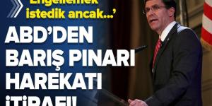 Mark Esper’den Barış Pınarı Harekatı itirafı .