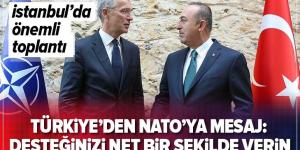 SON DAKİKA: Mevlüt Çavuşoğlu ile Jens Stoltenberg’ten İstanbul’da flaş açıklamalar .