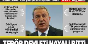 Son dakika: Bakan Hulusi Akar: Terör koridoru meselesi bitti .