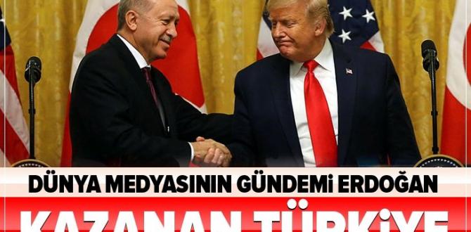 Dünya medyasının gündemi Cumhurbaşkanı Erdoğan! Kazanan Türkiye.