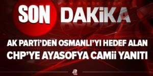 AK Parti Sözcüsü Ömer Çelik’den CHP’ye Ayasofya Camii yanıtı.