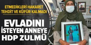 Son dakika | Evladını isteyen anneye HDP zulmü! Etmedikleri küfür hakaret kalmadı .