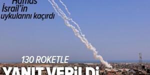 Son dakika | Hamas’tan terörist İsrail’e sert yanıt! 130 roketle saldırı düzenledi .