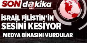 Son dakika | İsrail Gazze’de bulunan medya binasını vurdu