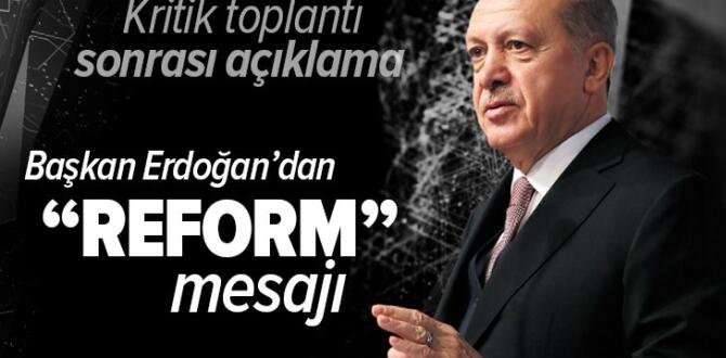 Son dakika: Külliye’de Yüskek İstişare Kurulu toplandı! Başkan Erdoğan: Daha güçlü demokrasi için reformları sürdüreceğiz